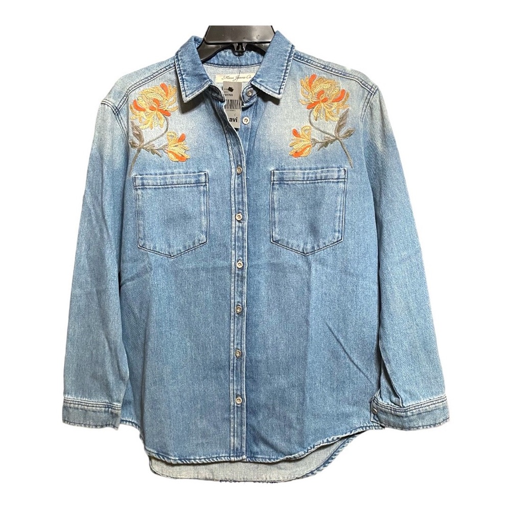 Mavi Jeans Co. Desert Embroidered Jeans Shirt Jacket S /M